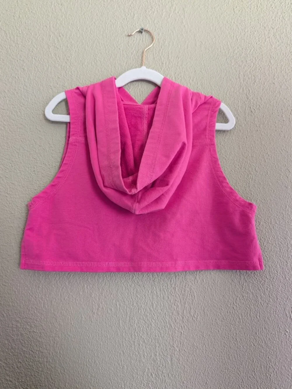 Hooded Sleeveless Crop Top * Medium Child